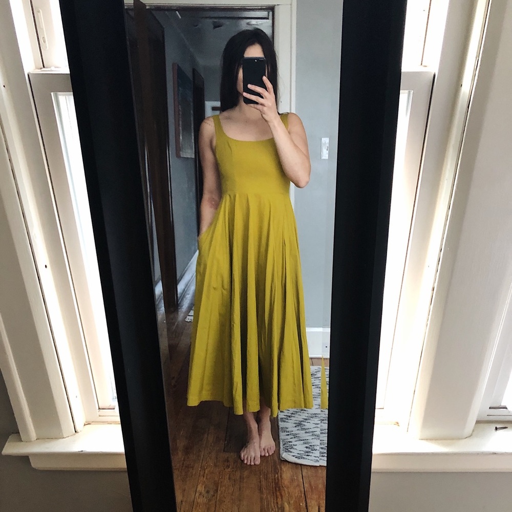 Free People A-Line Midi Dress